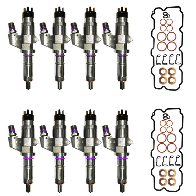 LB7 2001-2004 Chevy/GMC Duramax 6.6L Diesel High Performance Injector Super Set (Stage 1) - (30% Over Option) Hover Image