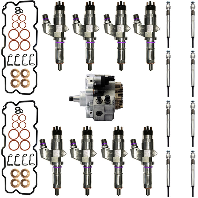 LB7 2001-2004 CHEVY/GMC DURAMAX (30% OVER OPTION) 6.6L DIESEL HIGH PERFORMANCE INJECTOR SUPER SET DELUXE (STAGE 1) Hover Image
